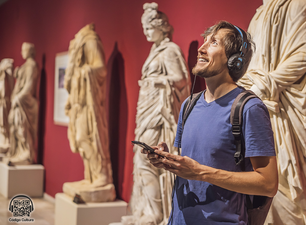 Innovación cultural: experiencias completas con Audioguías. 1_audioguías-codigo-cultura Audio Guías en tu móvil Código Cultura.